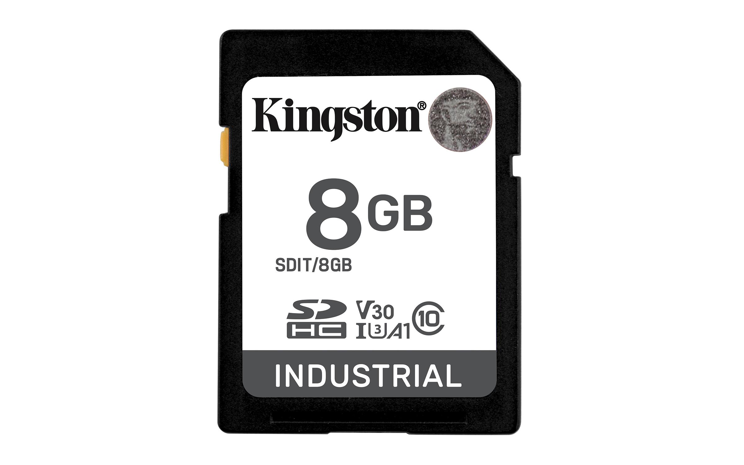 Kingston 8 GB Industrial SD SD Card, UHS-I Speed Class U3