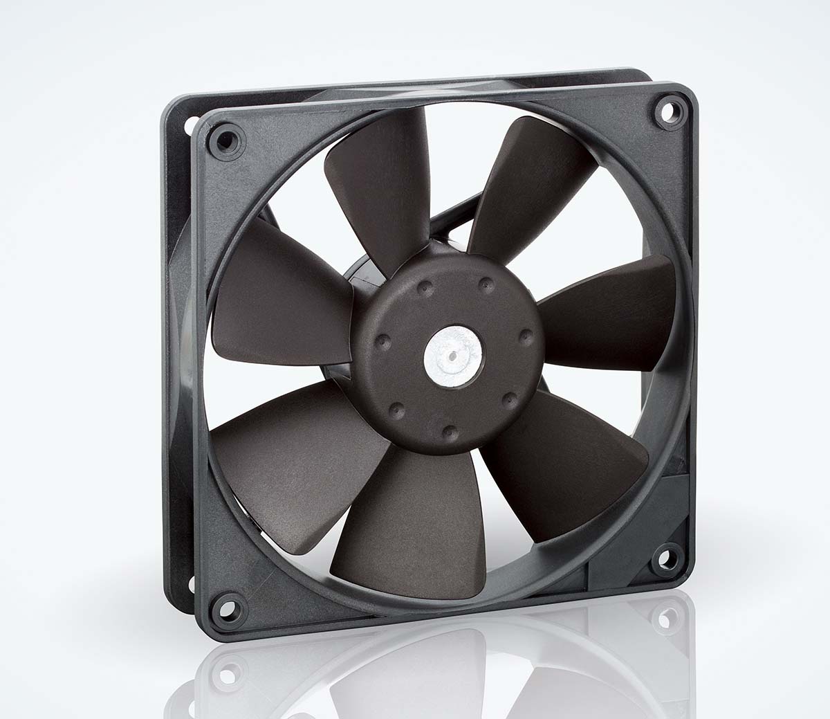 ebm-papst 4400 F Series Axial Fan, 24 V dc, DC Operation, 140m³/h, 3.2W, 130mA Max, IP20, 119 x 119 x 25mm
