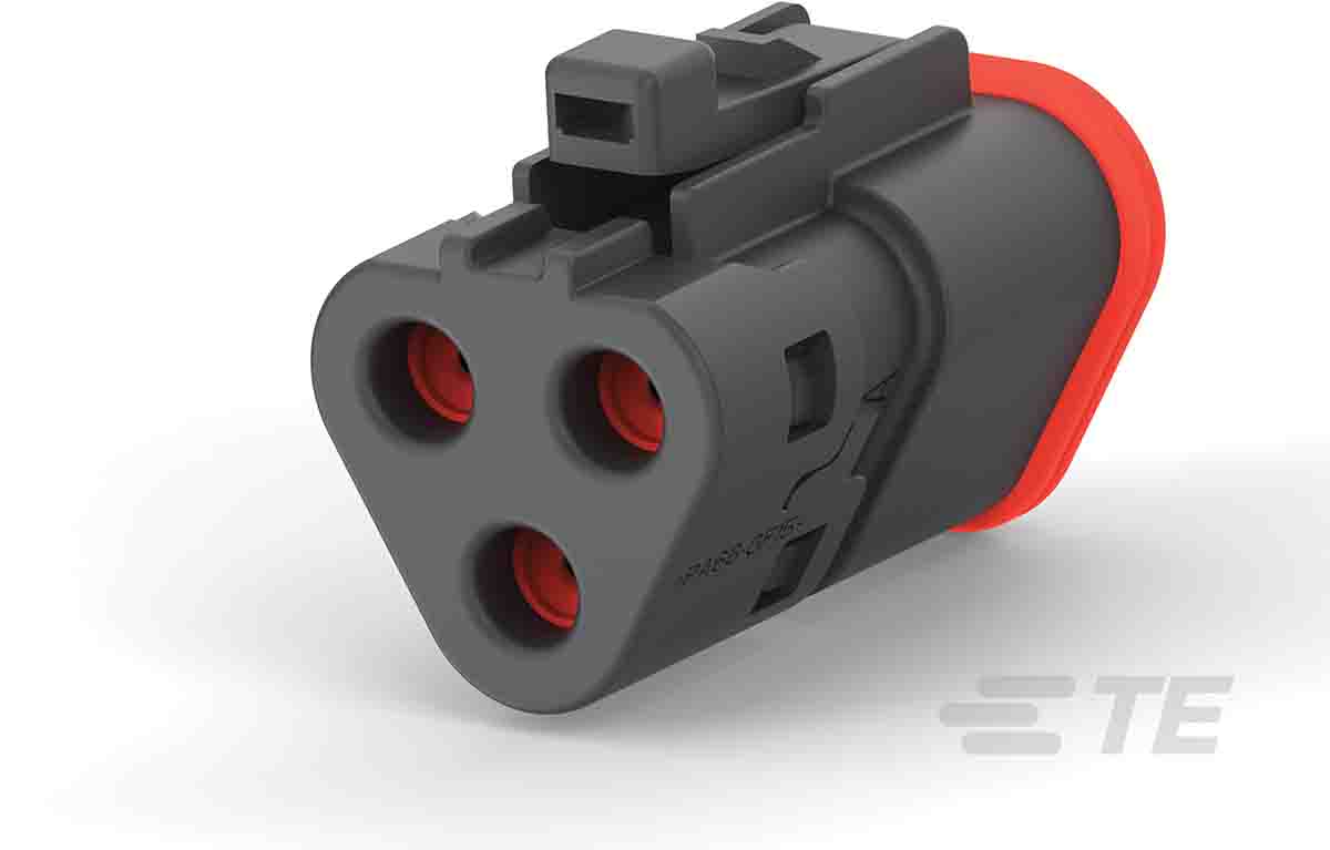 Deutsch, DEUTSCH DT Automotive Connector Plug Black 3 Way DT06-3S-TN32 / 1-2303816-3