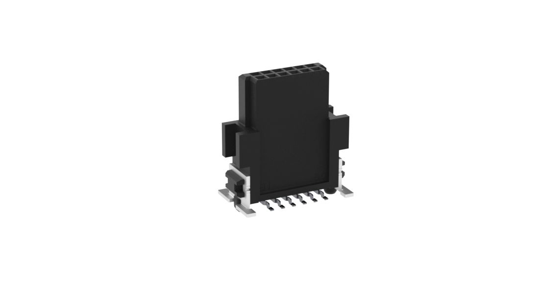 ERNI Surface Mount PCB Connector, 12-Contact, 2-Row, 1.27mm Pitch