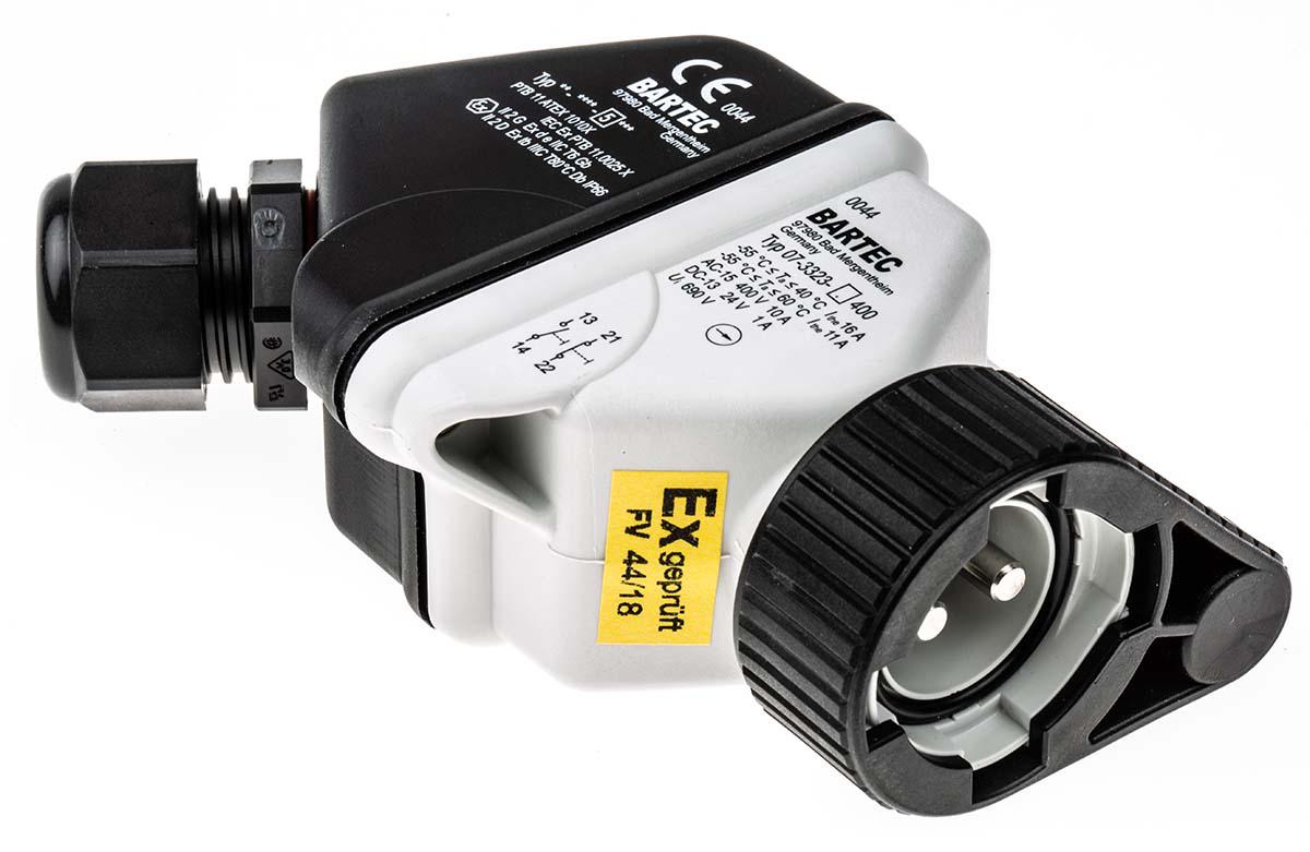 Bartec ComEx Series Push Button Module, Panel Mount, SPDT, IP20