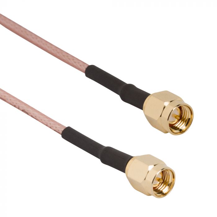 Amphenol RF SMA Series, 500.13 mm, RG316 Coaxial, Terminated 50 Ω