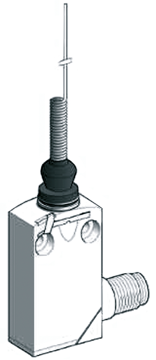 Telemecanique Sensors XCMD Series Cats Whisker Limit Switch, NO/NC, IP66, IP67, IP68, SPDT, Zinc Alloy Housing, 250V ac
