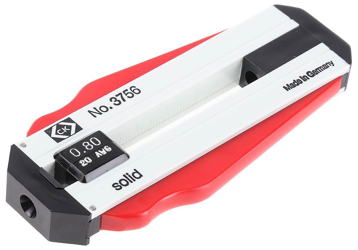 CK T3756 Series Wire Stripper, 0.8mm Max, 98 mm Overall