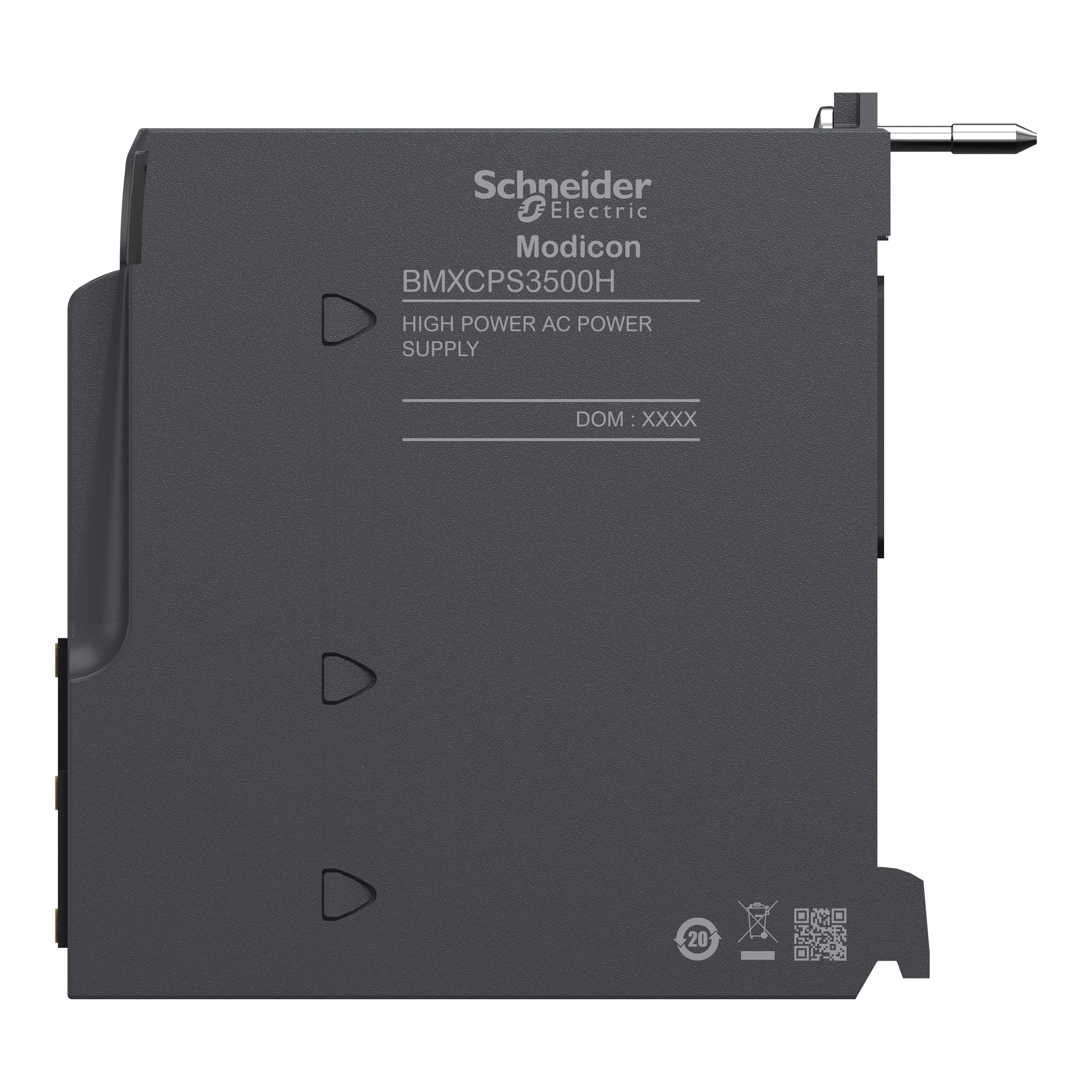 Schneider Electric Modicon X80 DIN Rail Power Supply, 100 → 240V ac ac, dc Input ac, dc Output, 31.2W