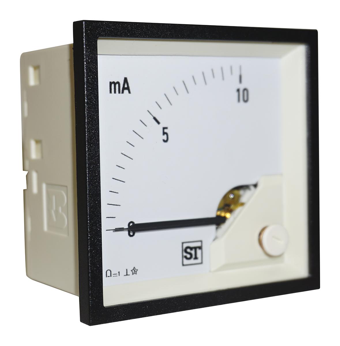 Sifam Tinsley Sigma Analogue Panel Ammeter 20mA DC, 68mm x 68mm Moving Coil