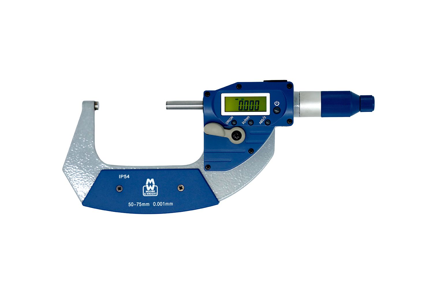 Moore & Wright MW201-03DAB External Micrometer, With UKAS Calibration
