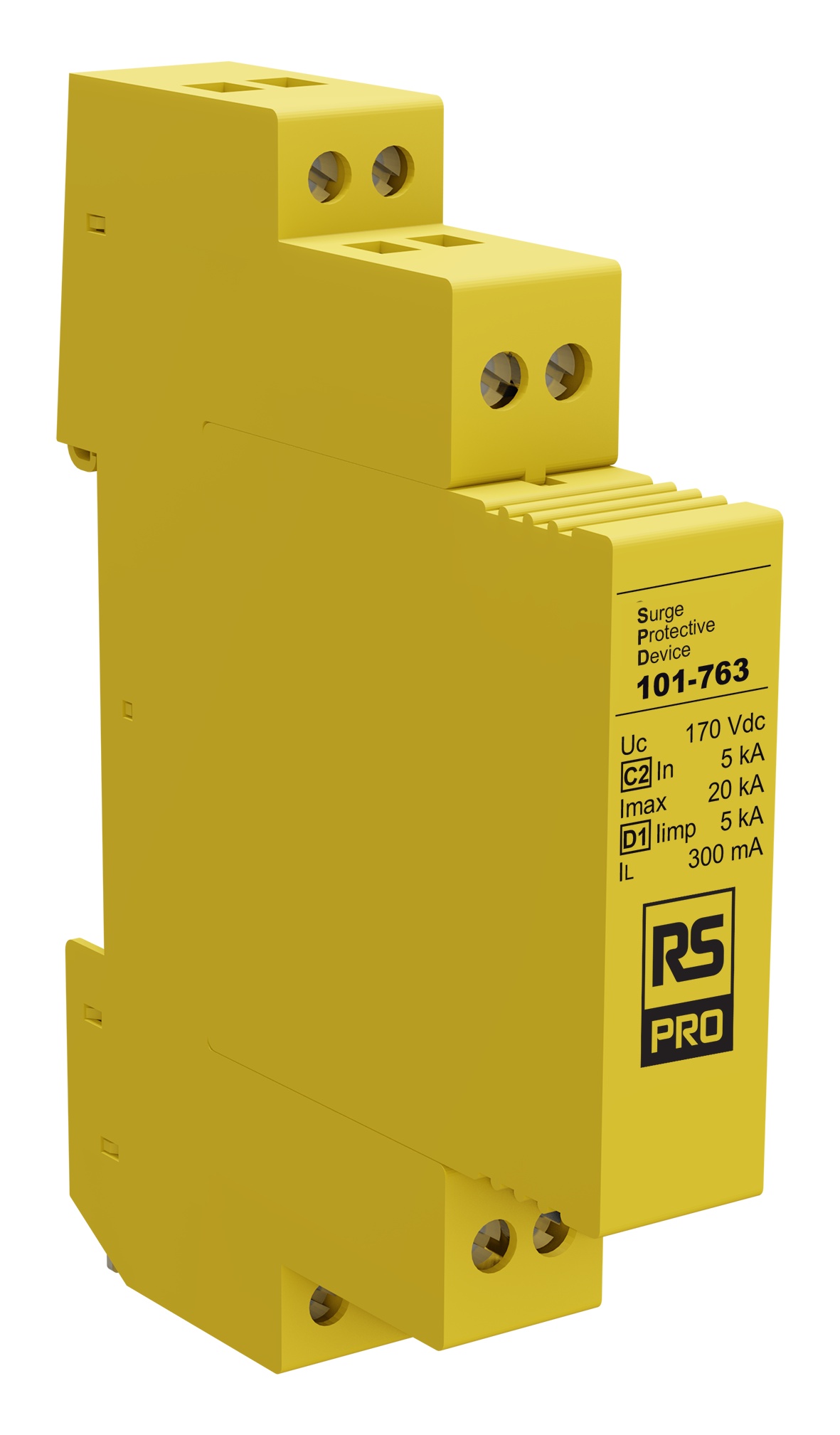 RS PRO Industrial Surge Protector, 10kA, 220 V, DIN Rail Mount