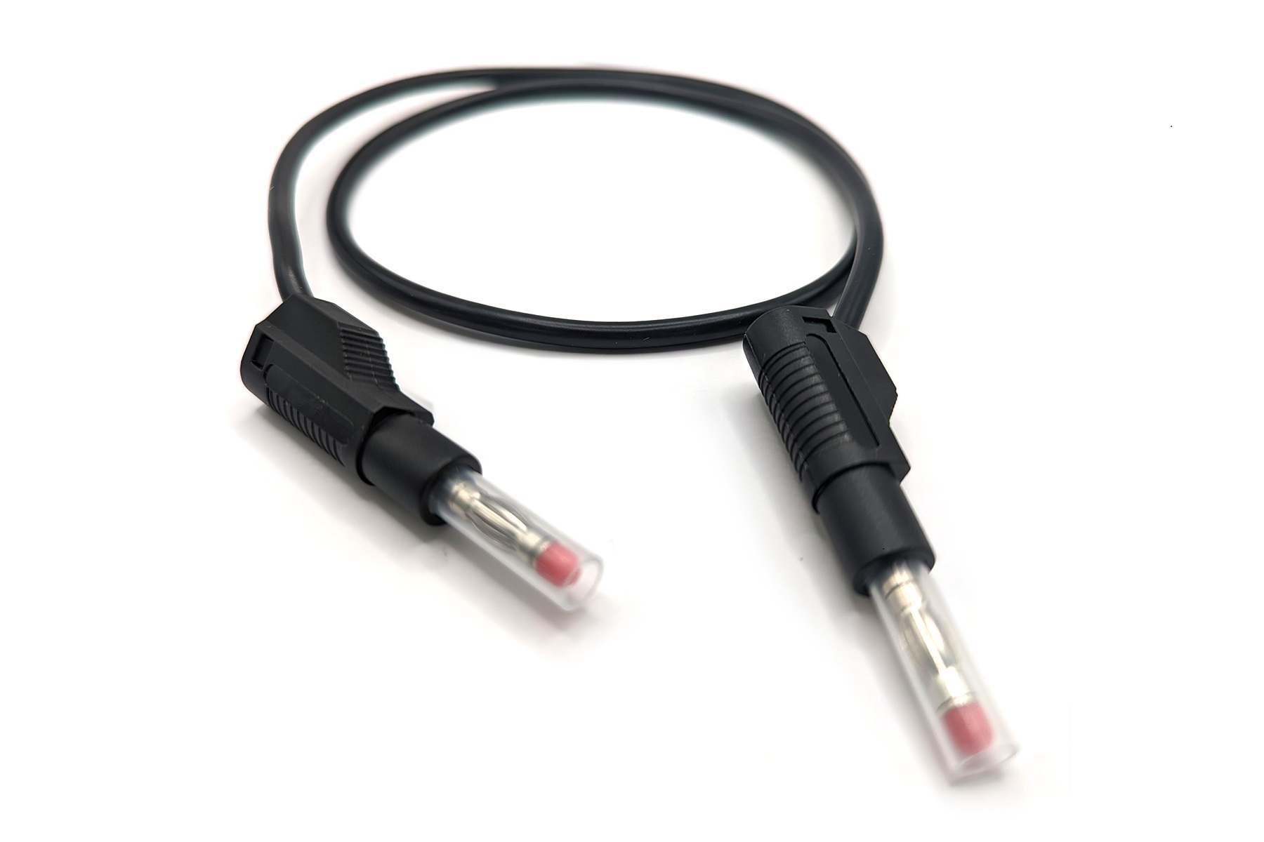 Mueller Electric Test Leads, 32A, CATII 600V, Black, 1m Lead Length