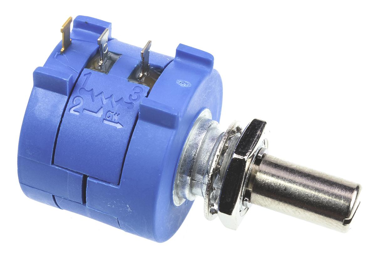 Bourns 3590 20kΩ Rotary Potentiometer 10-Turns 1-Gang Panel Mount, 3590S-2-203L