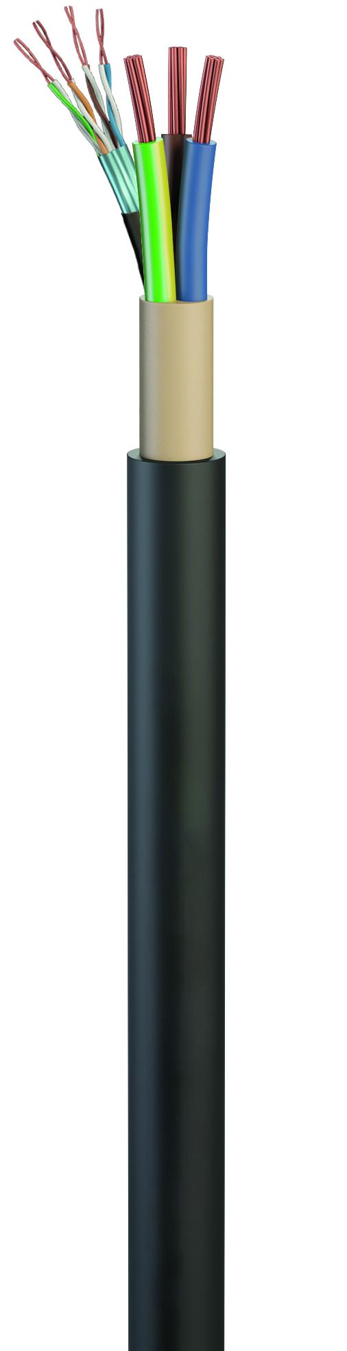 RS PRO 45A Power and Data Combined Installation Cable, EV Charging Cable 50m