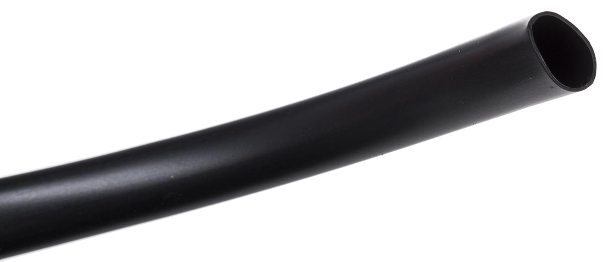 Alpha Wire PVC Black Cable Sleeve, 7.34mm Diameter, 30m Length, FIT Wire Management Series