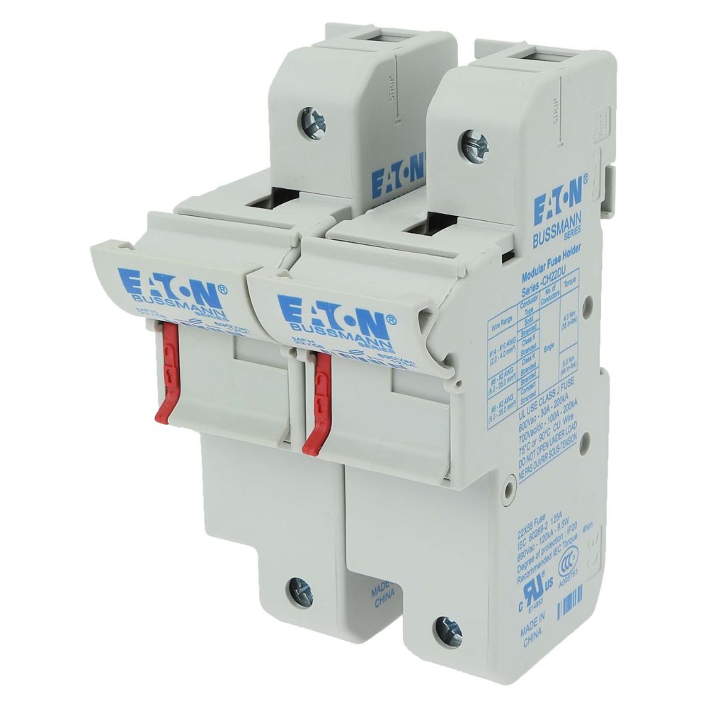 Eaton 125A Fuse Holder for 22.2 x 58mm Fuse, 2P, 690V