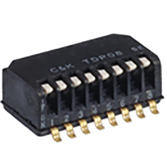 C & K Through Hole DIP Switch SPST