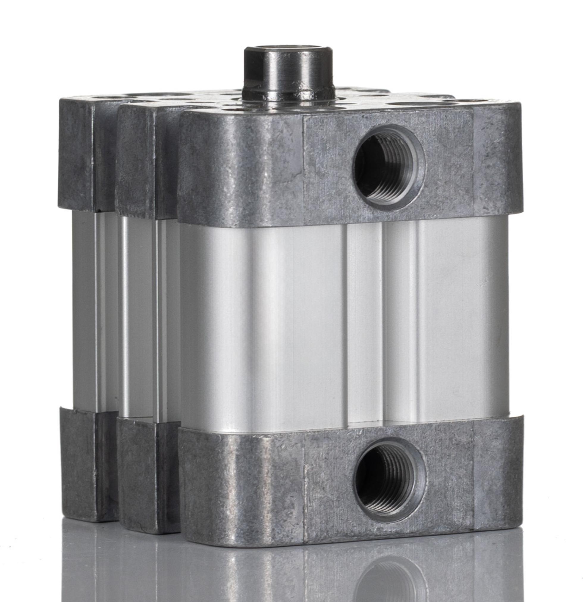 Norgren Pneumatic Compact Cylinder - RA/192032/MX/25 32 mm Bore, 25 mm ISO Compact Series, Double Acting Acting
