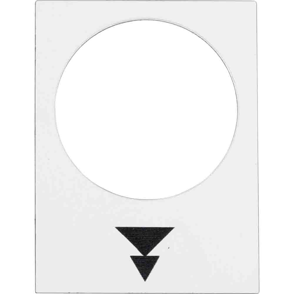 Schneider Electric Legend for Use with XACB, XACM, Raise/Slow-Fast