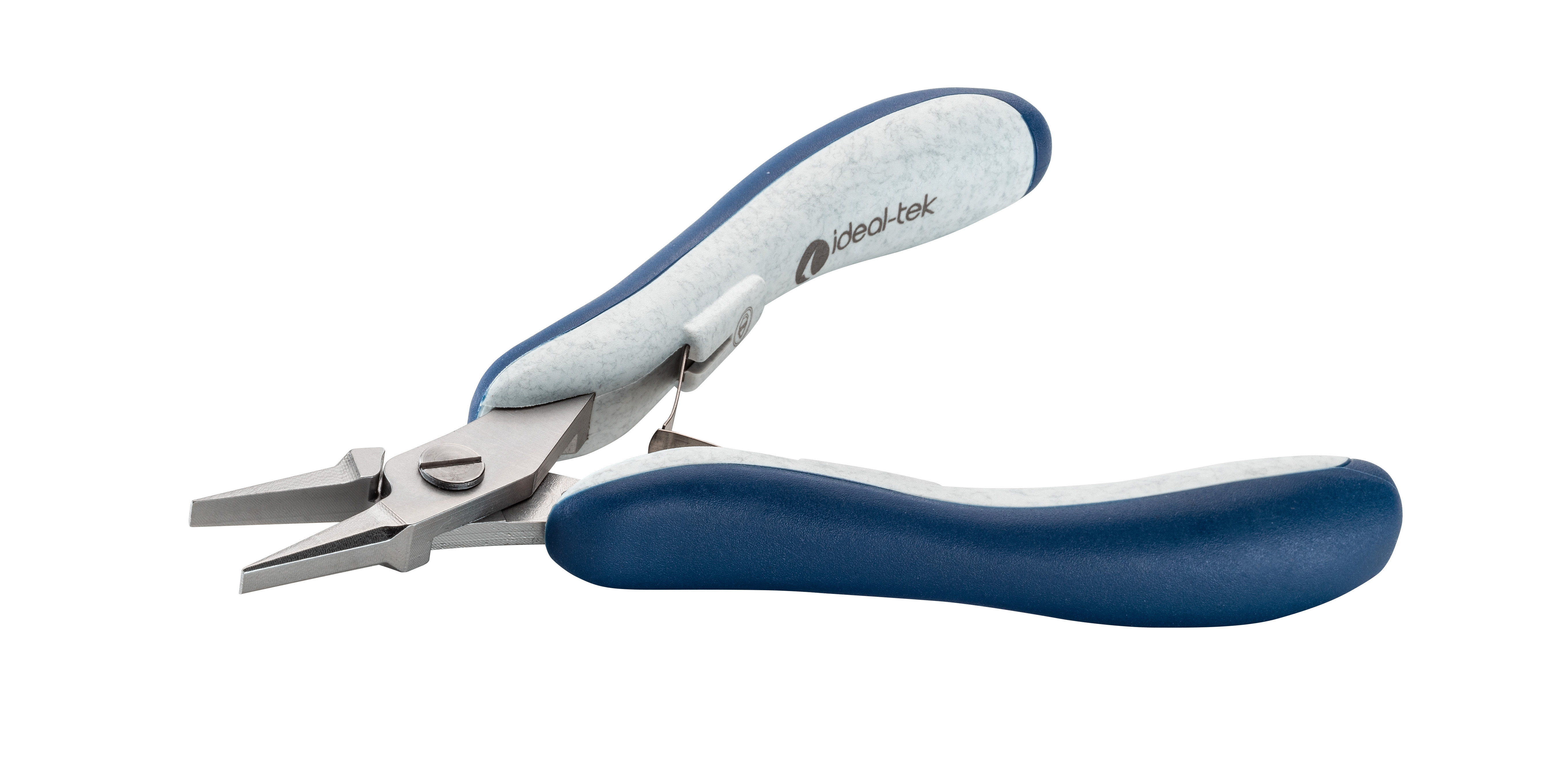 ideal-tek ES6011.CR.BG Pliers, 130 mm Overall, Flat Tip, 18mm Jaw, ESD