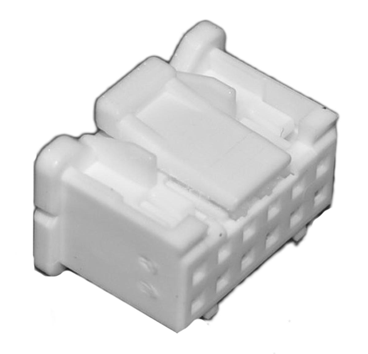 JST, PUD Female Connector Housing, 2mm Pitch, 10 Way, 2 Row
