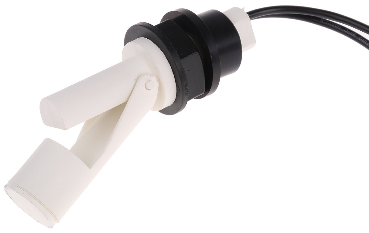 Sensata Cynergy3 RSF70 Series Horizontal External Polypropylene Float Switch, Float, 1m Cable, NO/NC, 240V ac Max, 120V