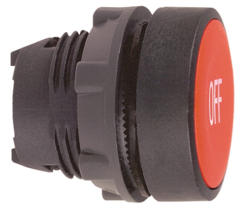 Schneider Electric Harmony XB5 Series Red Spring Return Push Button Head, 22mm Cutout, IP66, IP67, IP69K