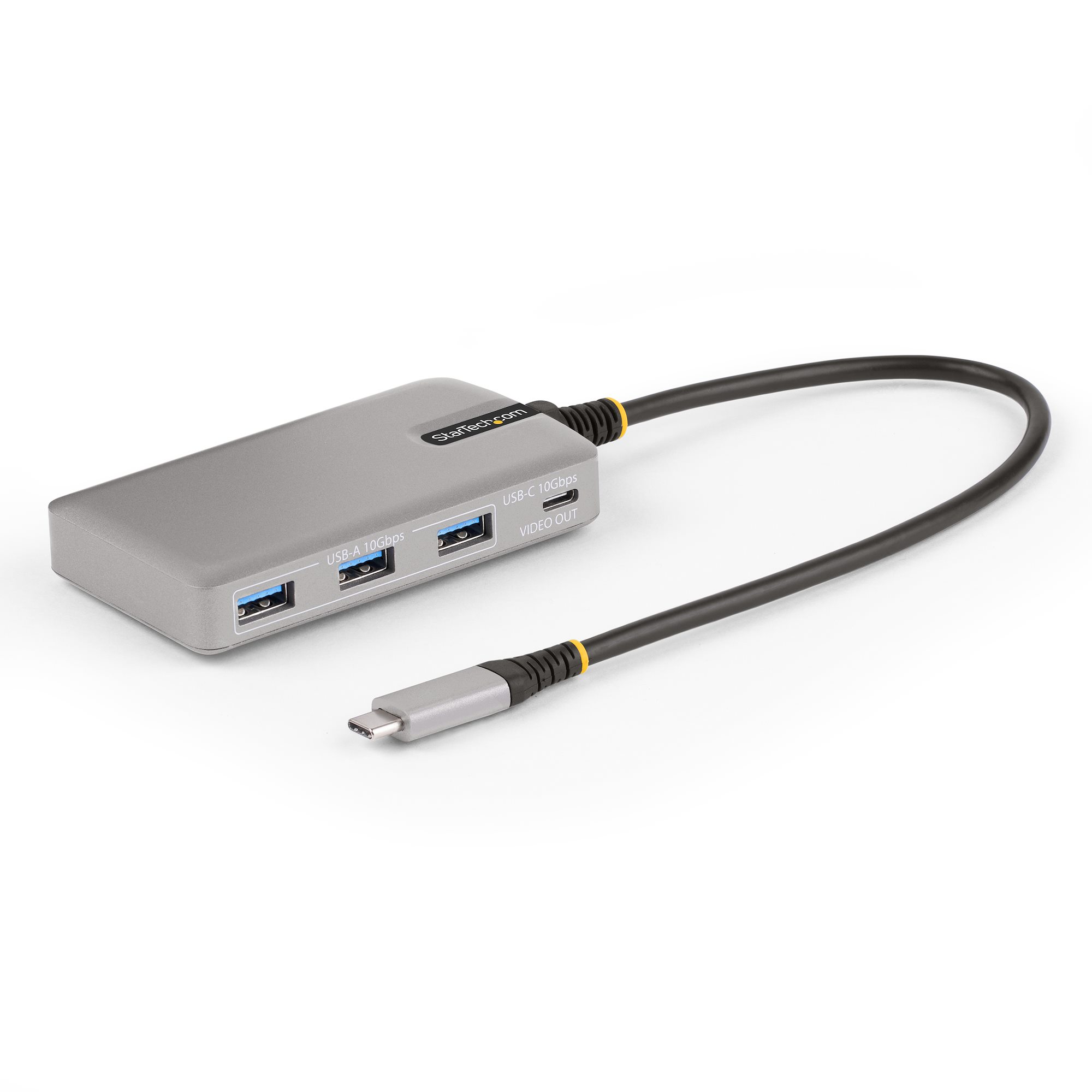 StarTech.com 4 Port USB 3.2 USB C  Hub, 5.6 x 6.7 x 1.2in