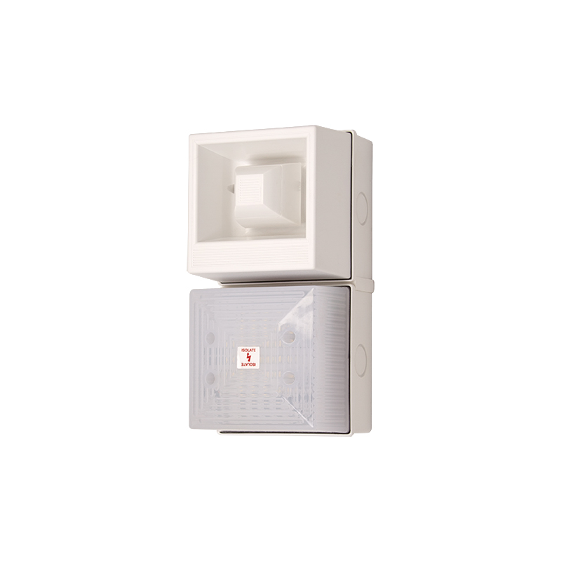 Clifford & Snell YL40 Series Opal Sounder Beacon, 24 V dc, IP65, Base-mounted, 108dB at 1 Metre