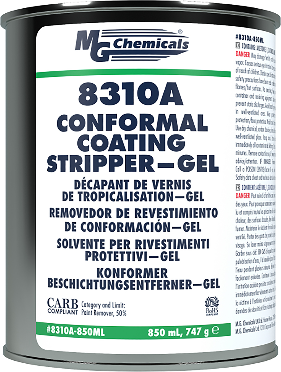 MG Chemicals Clear Conformal Coating Remover, 850 ml Tin