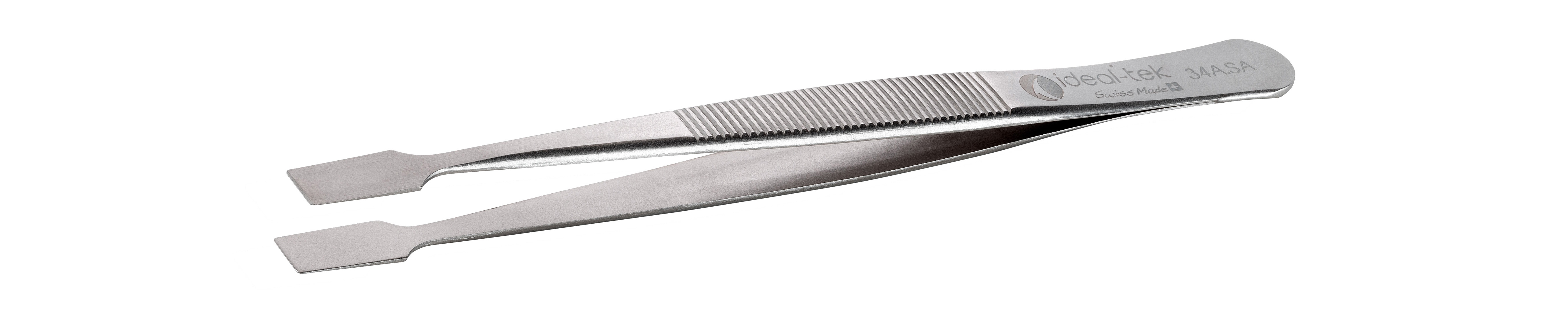ideal-tek 120 mm, Stainless Steel, Straight, Tweezers