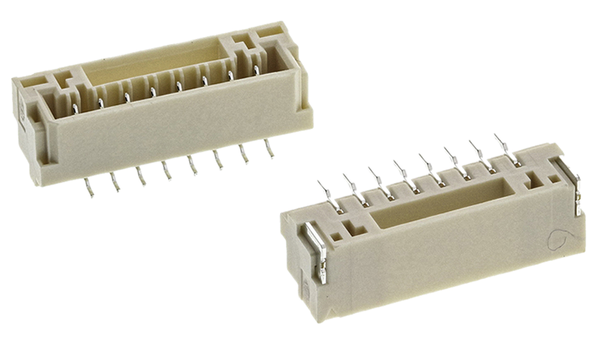 JST GH Series Straight Surface PCB Header, 8 Contact(s), 1.25 mm Pitch, 1 Row, Shrouded