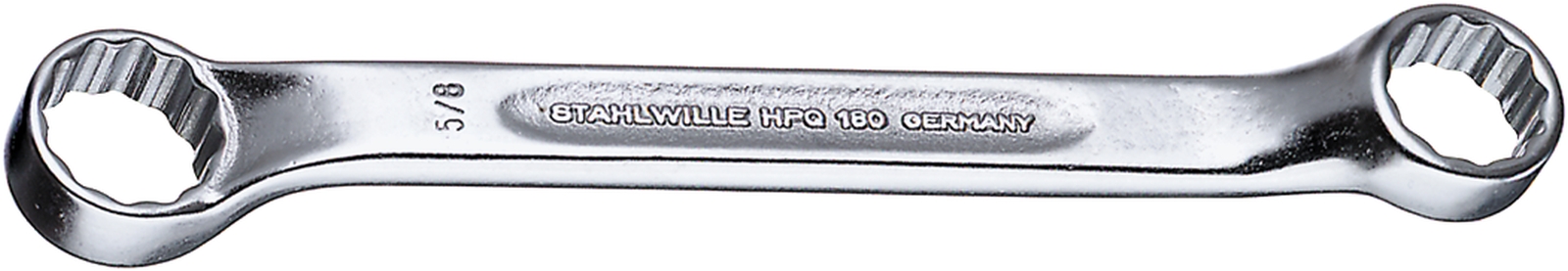 STAHLWILLE 180A Series Ring Spanner, 6 x 8mm, 1/4in, Imperial, Height Safe, 107 mm Overall
