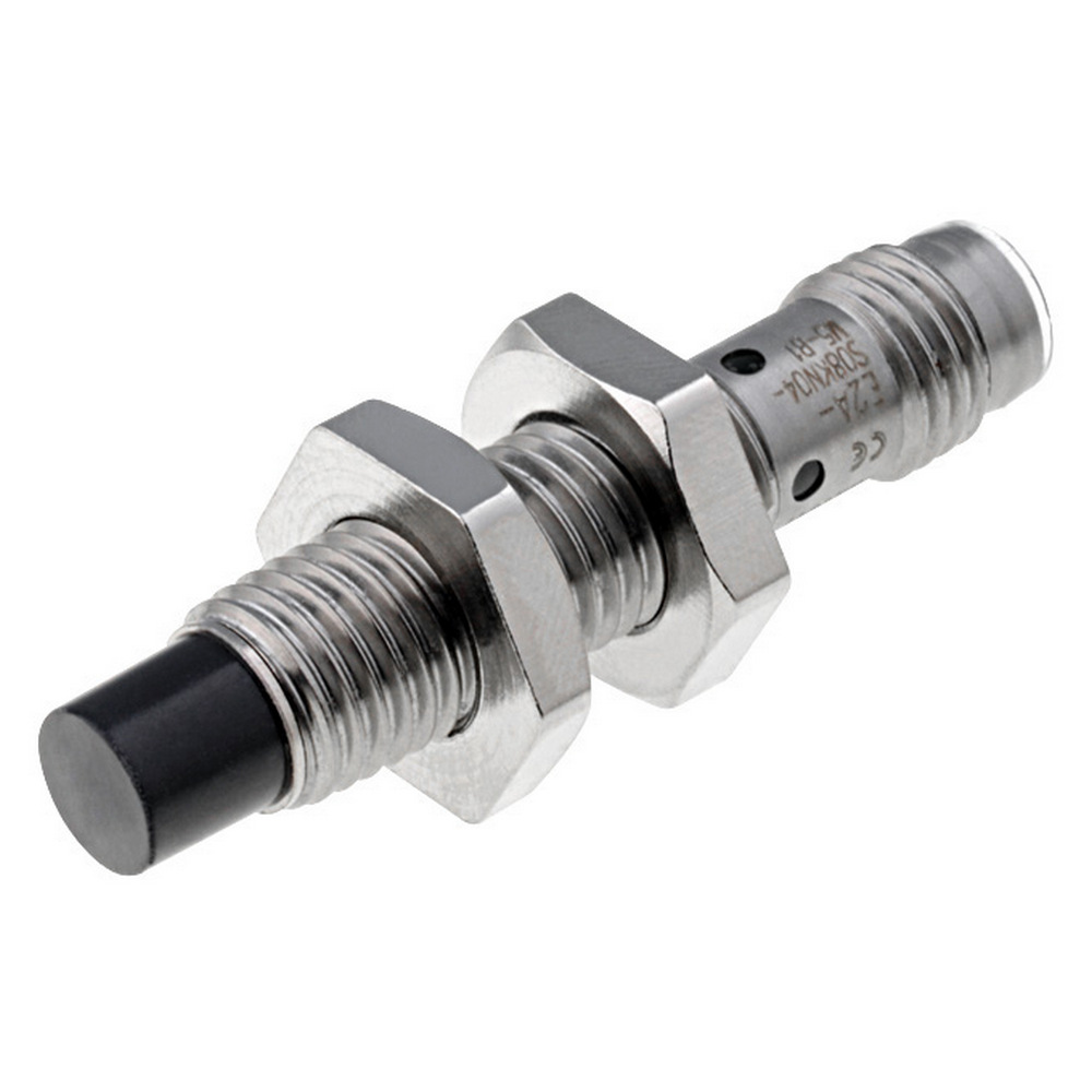 Omron Inductive Threaded Barrel Proximity Sensor, M8, 4 mm Detection, PNP NO, 12 → 24 V dc