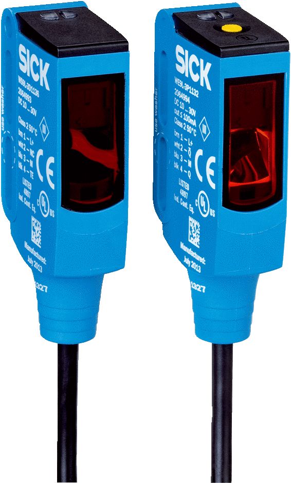 SICK Through Beam Photoelectric Sensor, Block Sensor, 60 m Detection Range