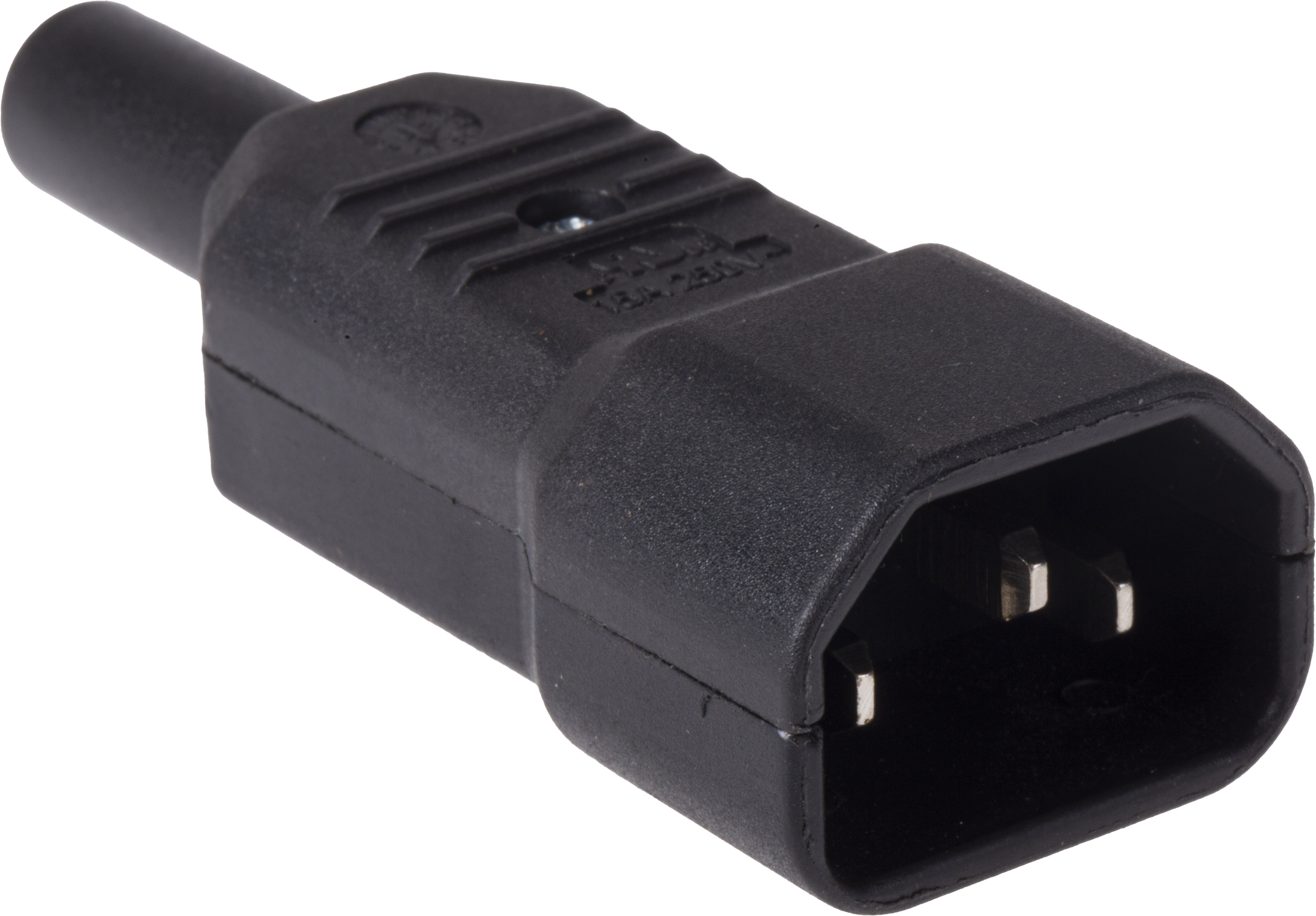 RS PRO C14 Cable Mount IEC Connector Male, 10A, 250 V