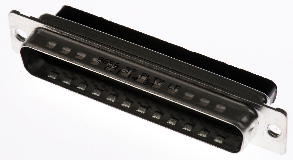 Amphenol Communications Solutions 8656 37 Way Cable Mount D-sub Connector Plug, 2.76mm Pitch