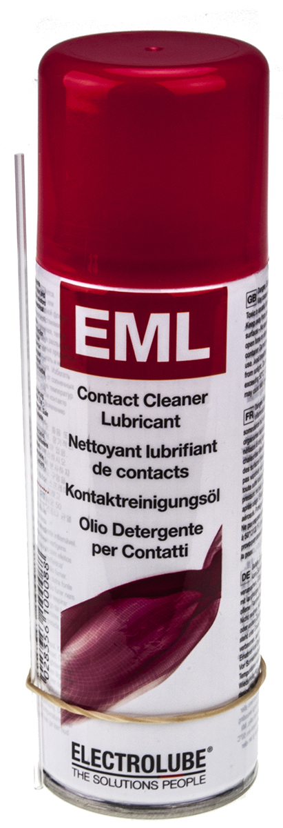 Electrolube EML Contact Cleaner Lubricant 200 ml Aerosol