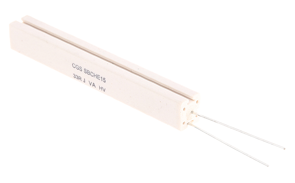 TE Connectivity 33Ω Wire Wound Resistor 17W ±5% SBCHE1533RJ