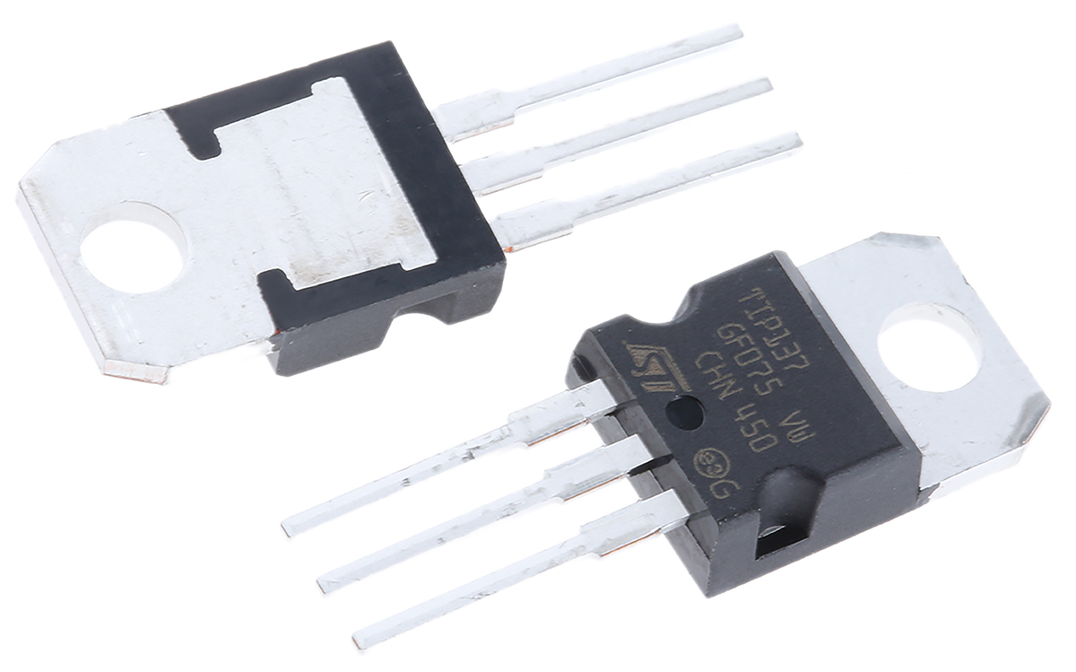 STMicroelectronics TIP137 PNP Darlington Transistor, 8 A 100 V HFE:500, 3-Pin TO-220