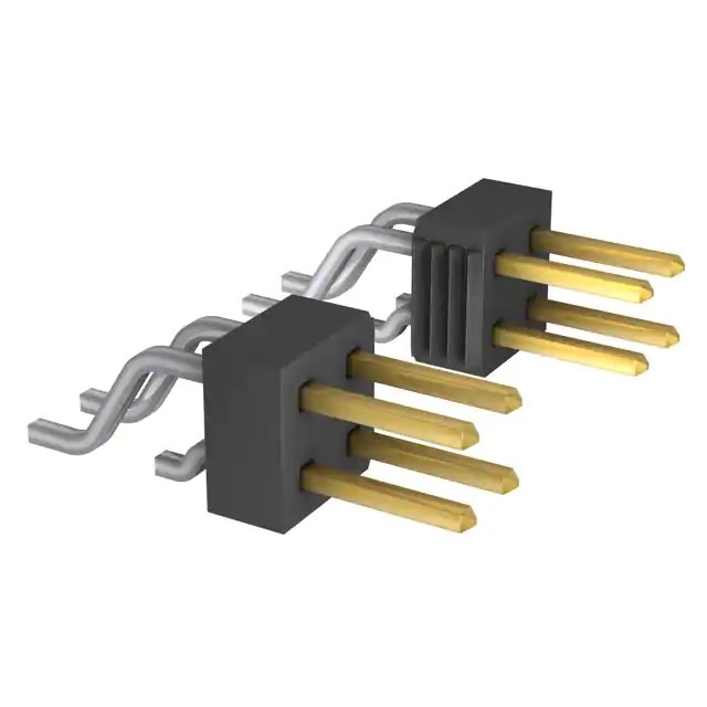 Samtec TSM Series Vertical Surface Pin Header, 10 Contact(s), 2.54 mm Pitch, 2 Row, Unshrouded