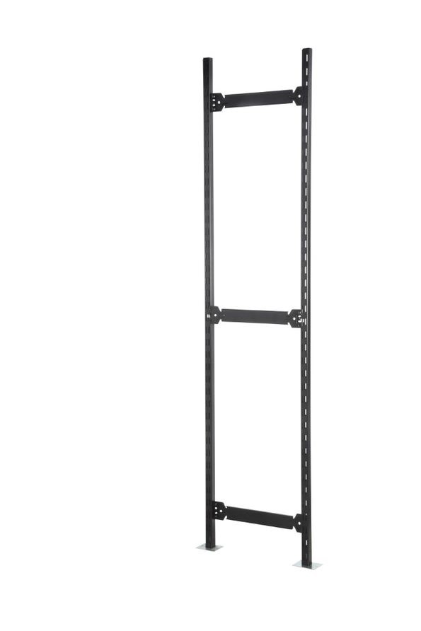 Toprax Black 4 Shelf Steel Long Span Shelving System, 2000mm x 1780mm, 400mm