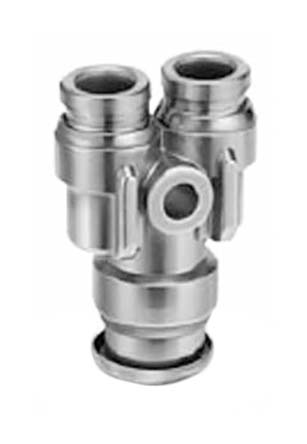 SMC, Push In 8 mm to Push In 8 mm, Tube-to-Tube Connection Style