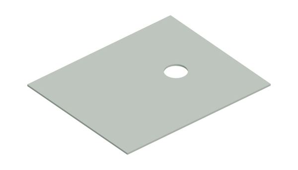 Fischer Elektronik Flame Retardant Silicone Thermal Insulation, 24mm x 20mm x 0.3mm