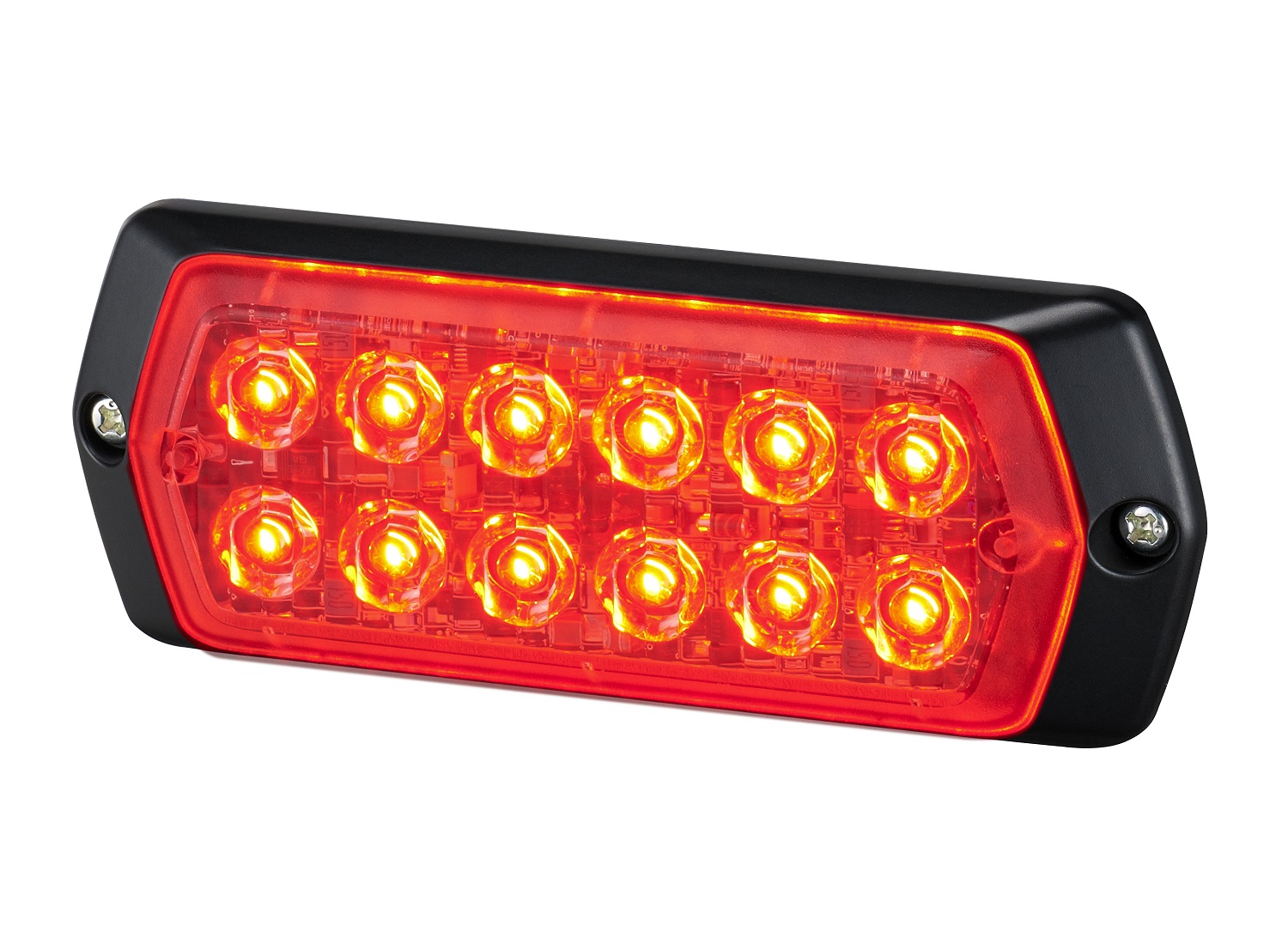 Patlite 2M1 Series Red Multiple Effect Warning Light, 12 → 24 V, Indoor/Outdoor, LED Bulb, IP68