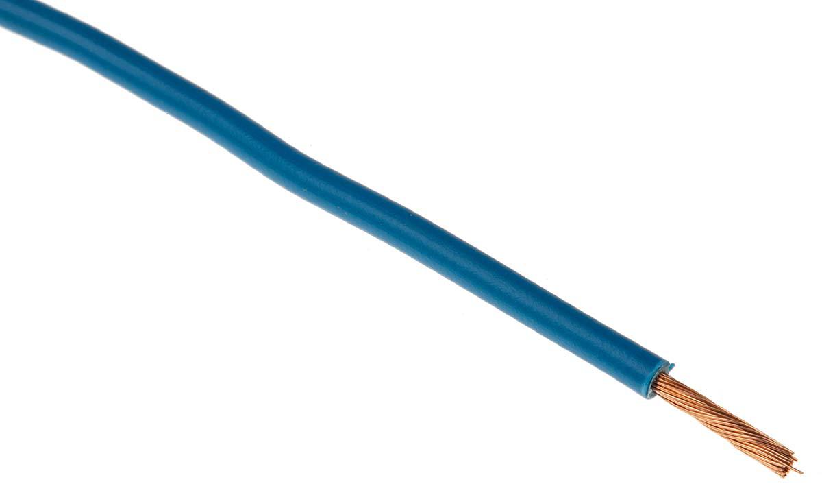 Lapp ÖLFLEX® H07V-K Series Blue 2.5 mm² Hook Up Wire, 50/30, 100m, PVC Insulation, 4520022
