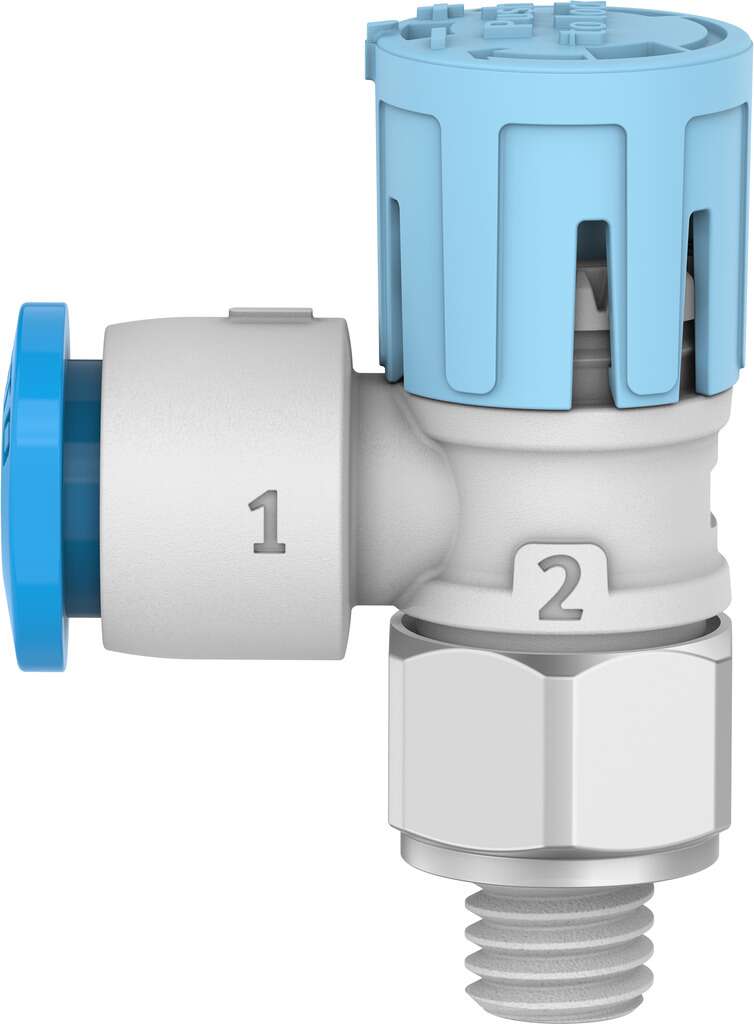 Festo Manual Flow Control Pneumatic Manual Control Valve VFOE Series, Metric M5, M5, III B