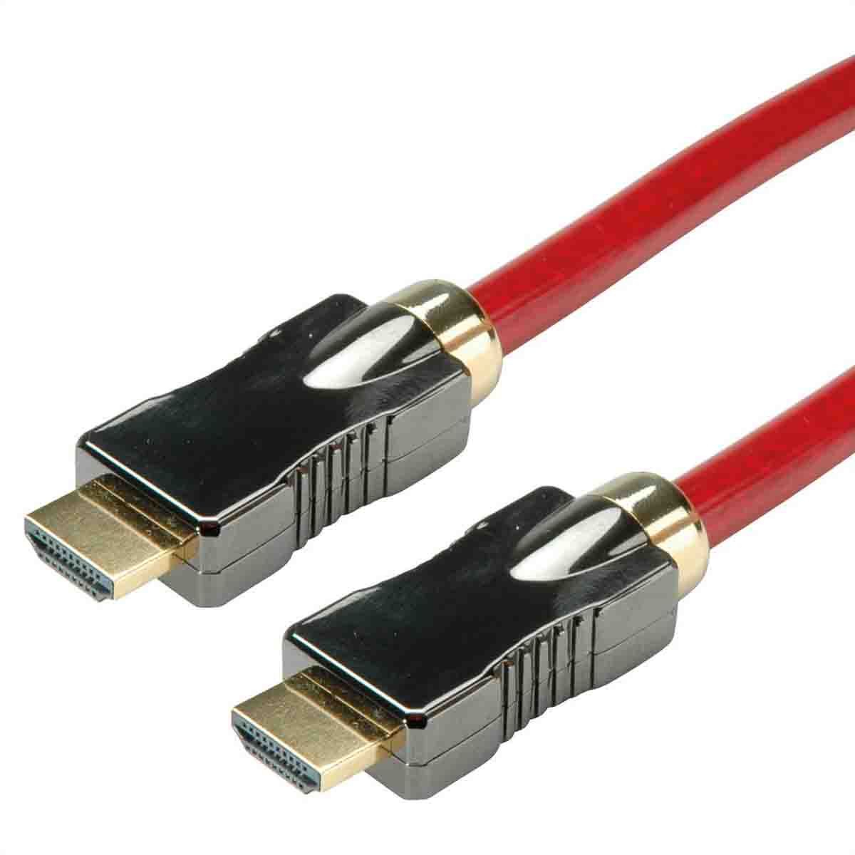 Roline, 1m Male HDMI Ethernet to Male HDMI Ethernet