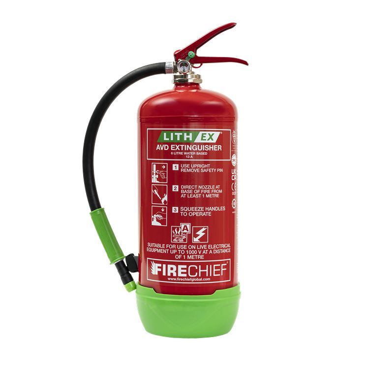 RS PRO 6L Fire Extinguisher for Electrical, Vehicle (A)