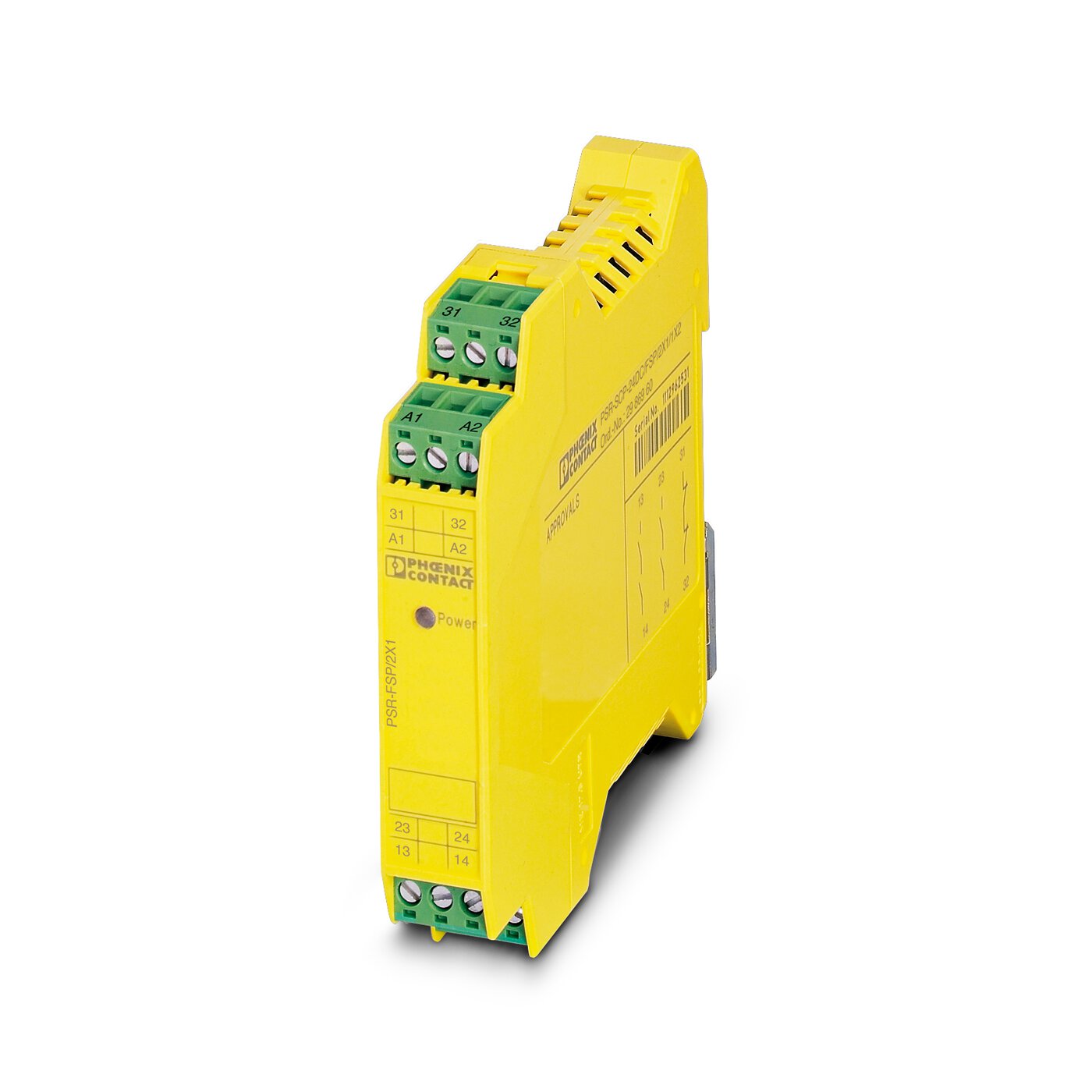 Phoenix Contact PSRclassic PSR-SCP- 24DC/FSP/2X1/1X2 Coupling Relay, 24V dc, 3 Safety Contacts