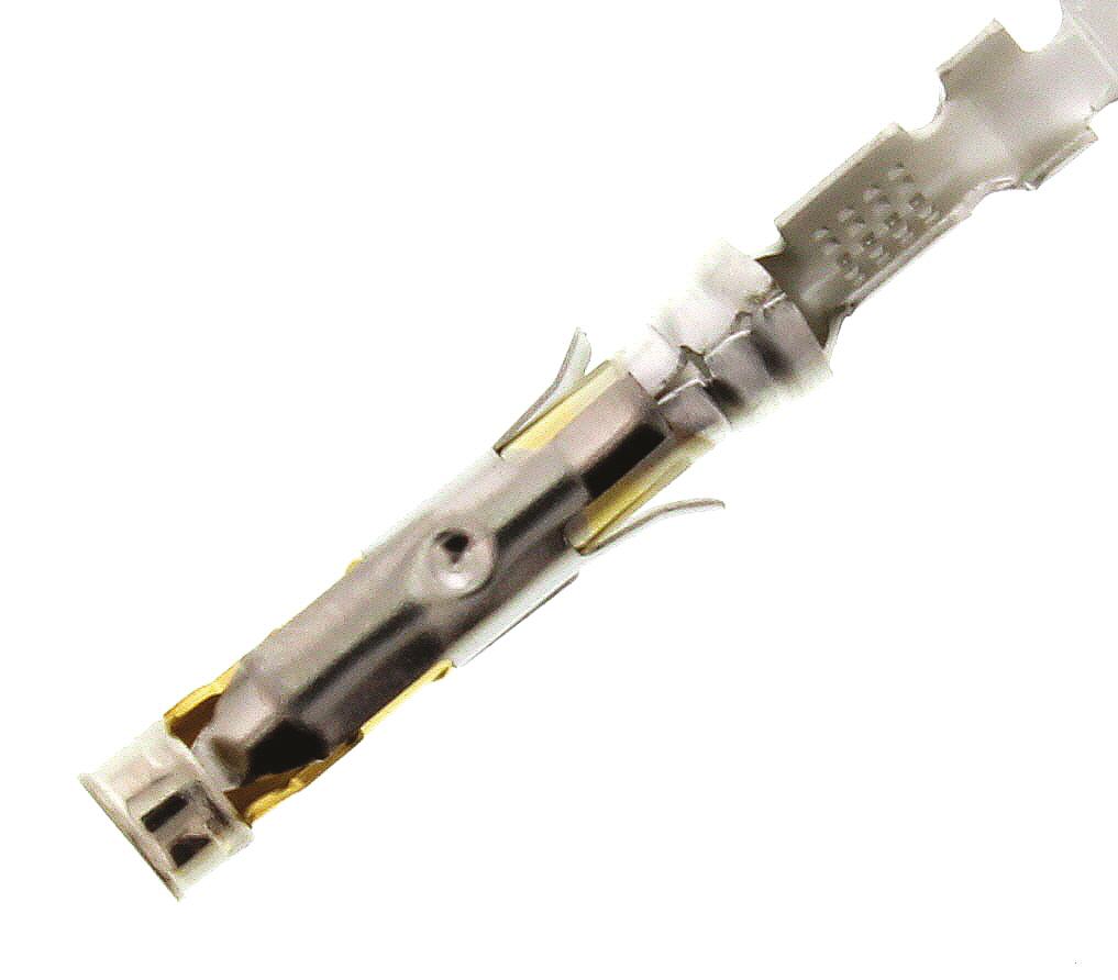 TE Connectivity Type III+ Series Female Crimp Terminal, 24AWG Min, 20AWG Max