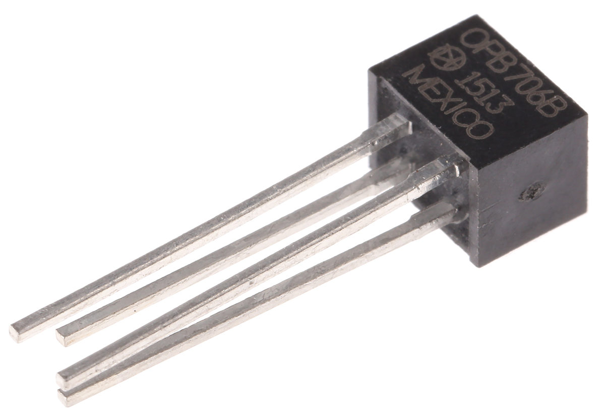 Optek Retroreflective Photoelectric Sensor, Block Sensor, 1.3 mm Detection Range