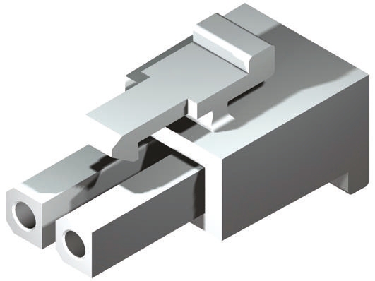 Molex Female Connector Housing, 4.8mm Pitch, 6 Way, 2 Row